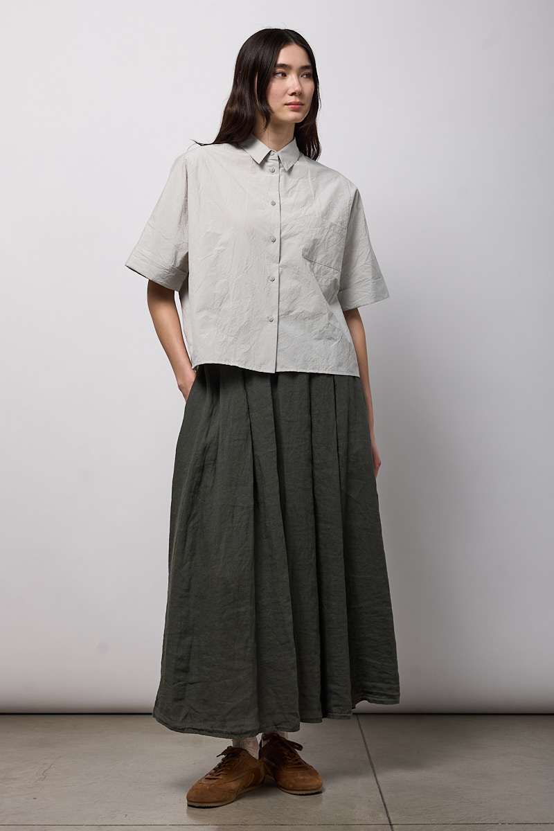 CAMICIA BOXY OVER MEZZA MANICA