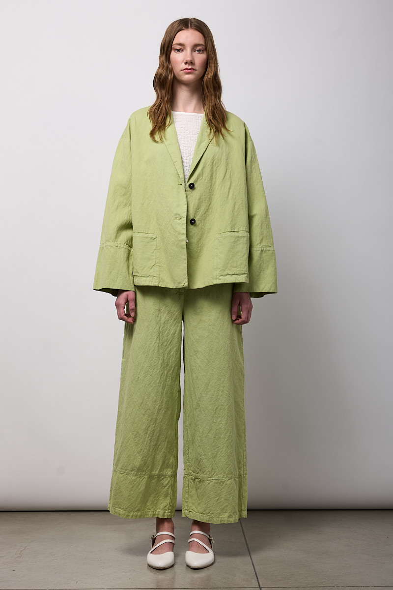 GIACCA CORTA AMPIA CON TASCHE E 2 BOTTONI