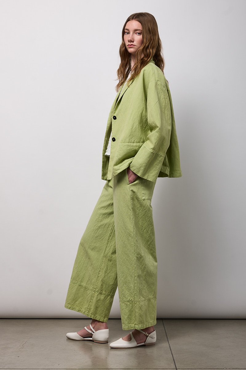 GIACCA CORTA AMPIA CON TASCHE E 2 BOTTONI