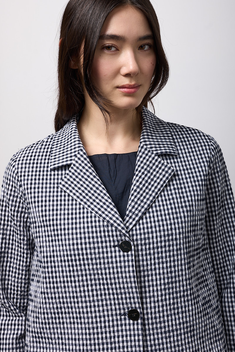 GIACCA MIDI SVASATA CON 2 BOTTONI