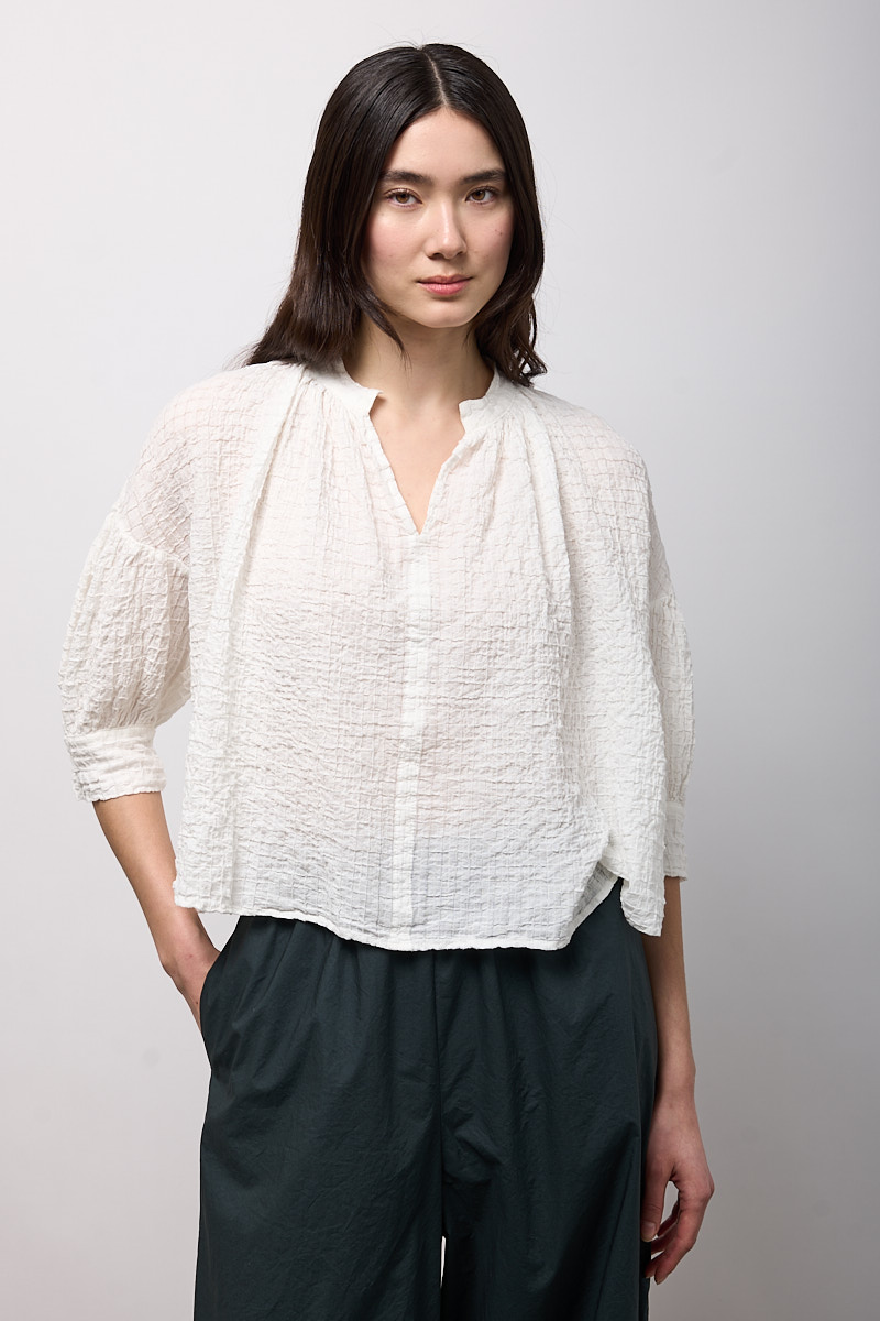 CAMICIA SCOLLO V MANICA 3/4