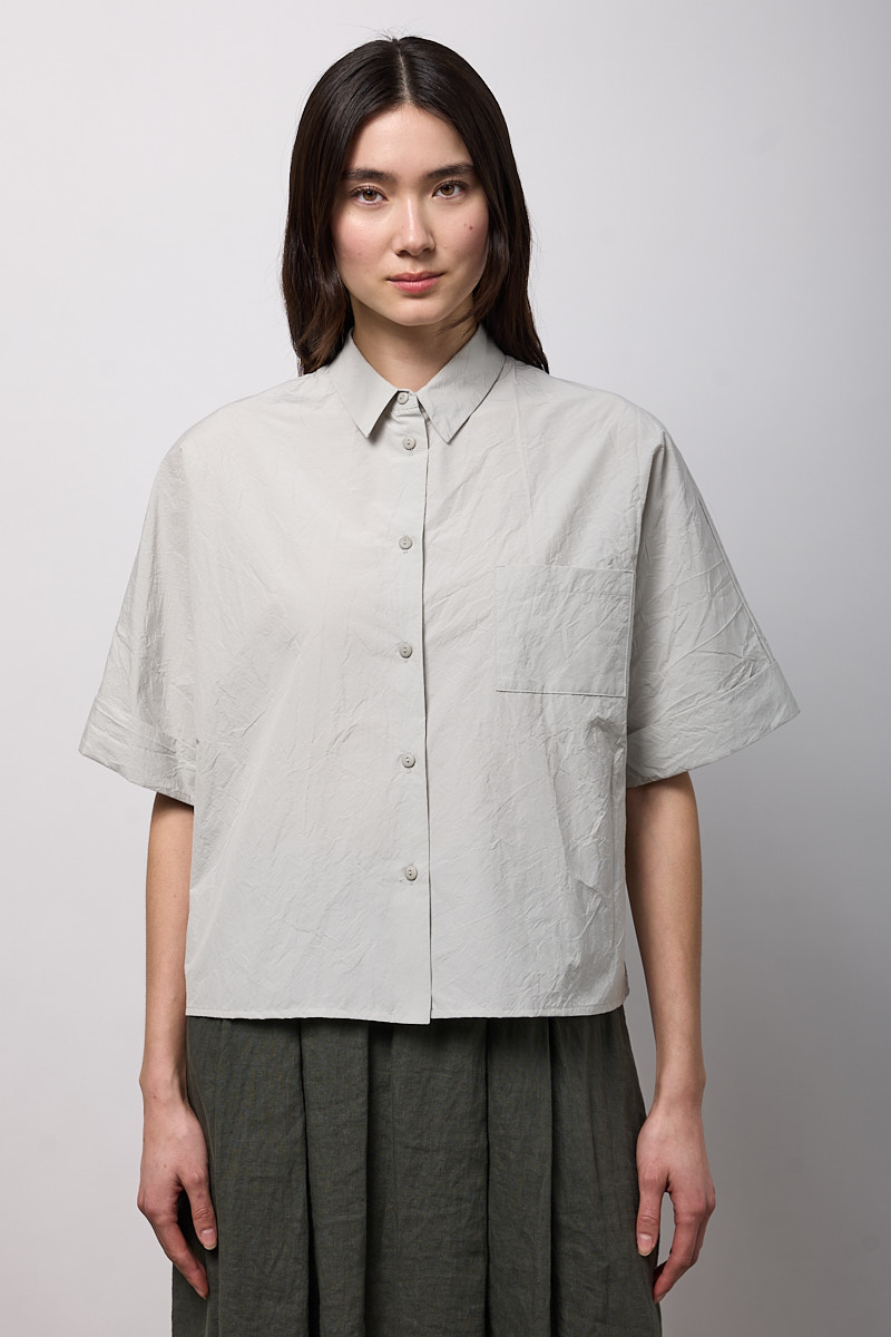 CAMICIA BOXY OVER MEZZA MANICA