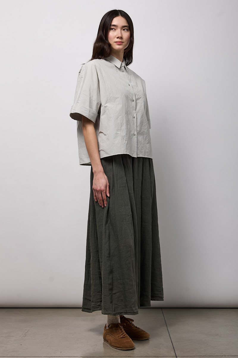 CAMICIA BOXY OVER MEZZA MANICA