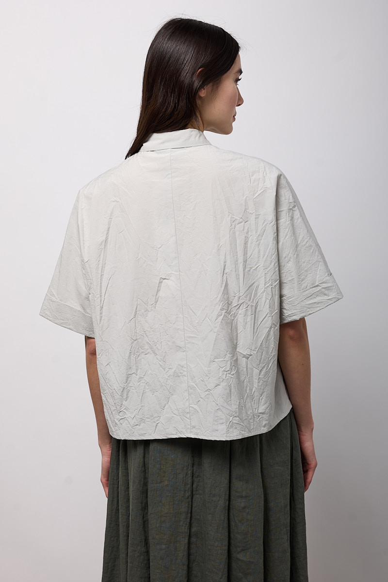 CAMICIA BOXY OVER MEZZA MANICA