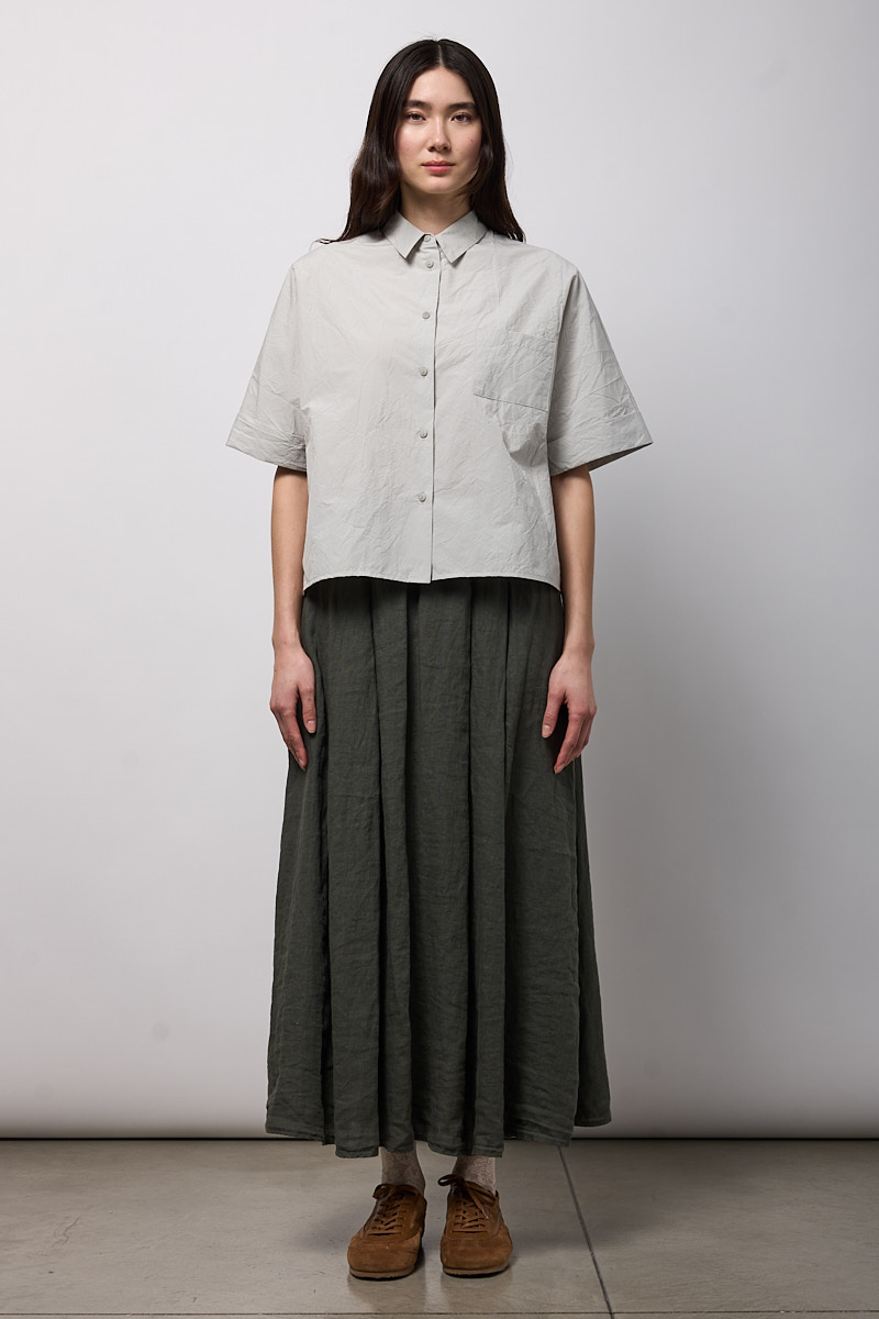 CAMICIA BOXY OVER MEZZA MANICA