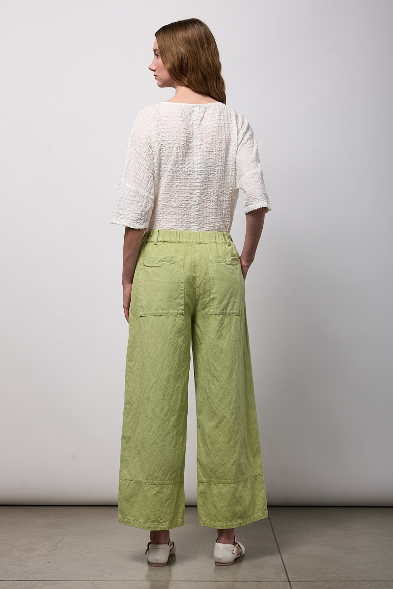PANTALONE CON ORLO ALTO