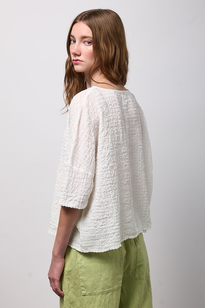 BLUSA SCATOLETTA MEZZA MANICA