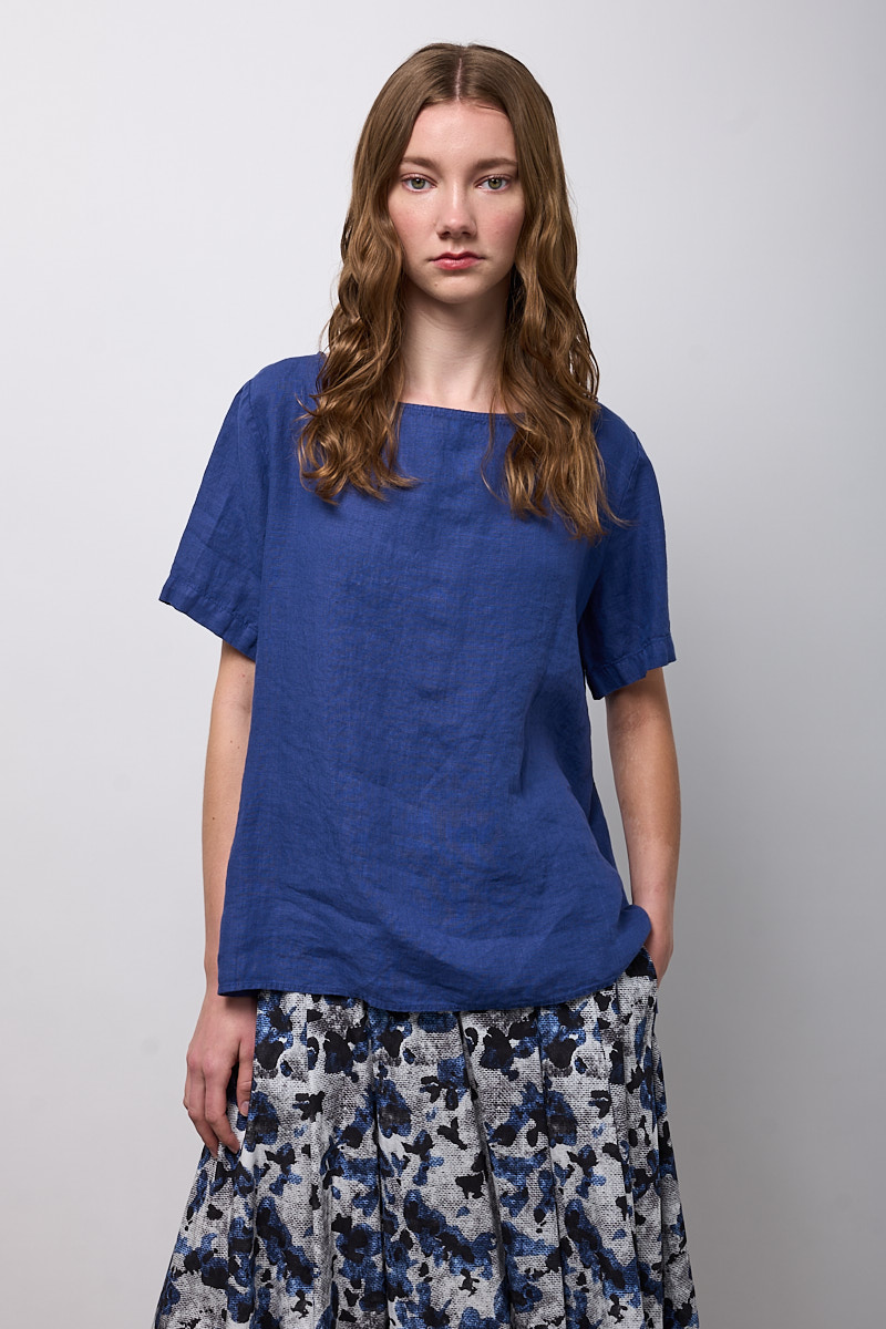 BLUSA GIROCOLLO MEZZA MANICA