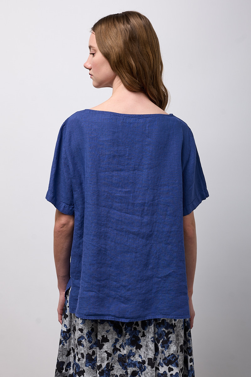 BLUSA GIROCOLLO MEZZA MANICA