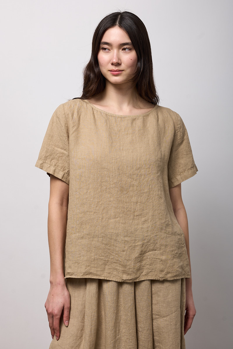 BLUSA GIROCOLLO MEZZA MANICA