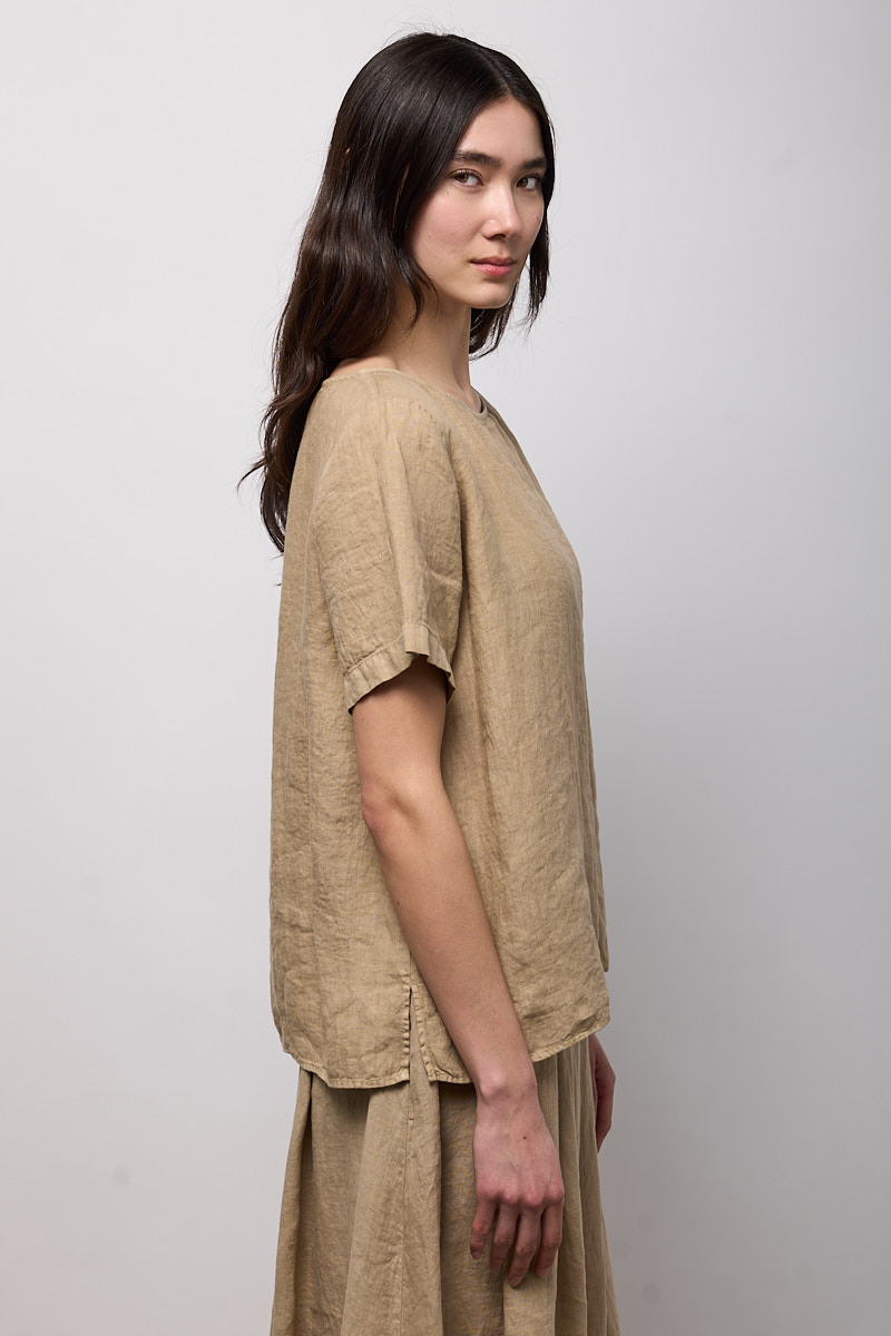 BLUSA GIROCOLLO MEZZA MANICA