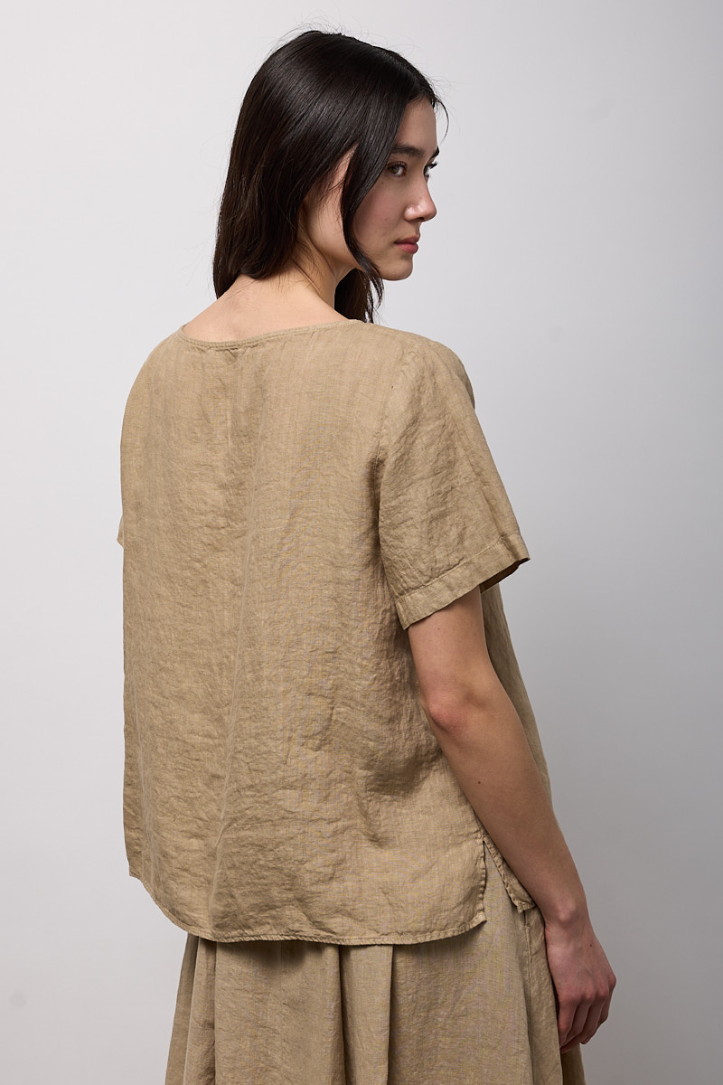 BLUSA GIROCOLLO MEZZA MANICA