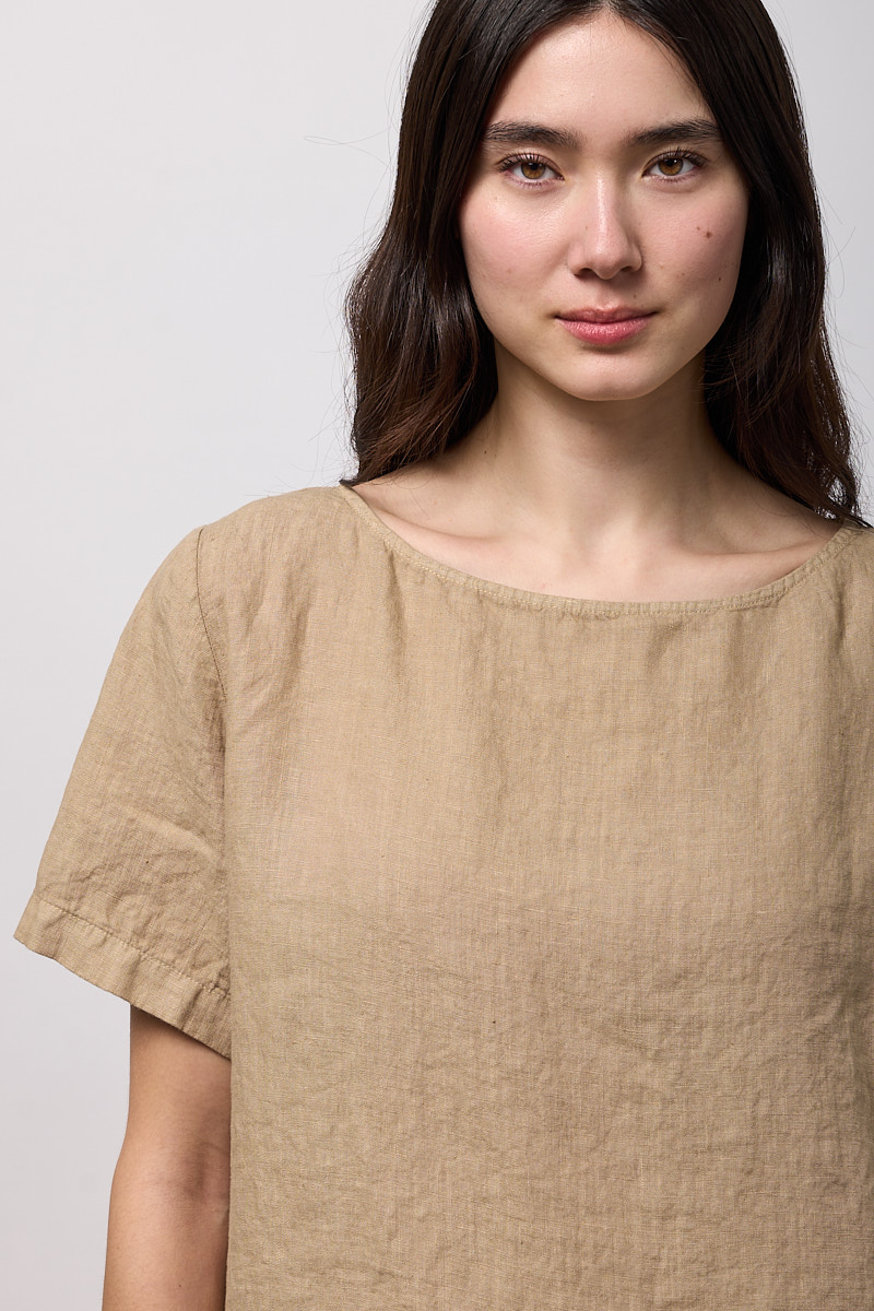 BLUSA GIROCOLLO MEZZA MANICA