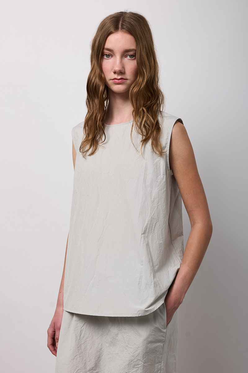 TOP GIROCOLLO PIEGHE DIETRO