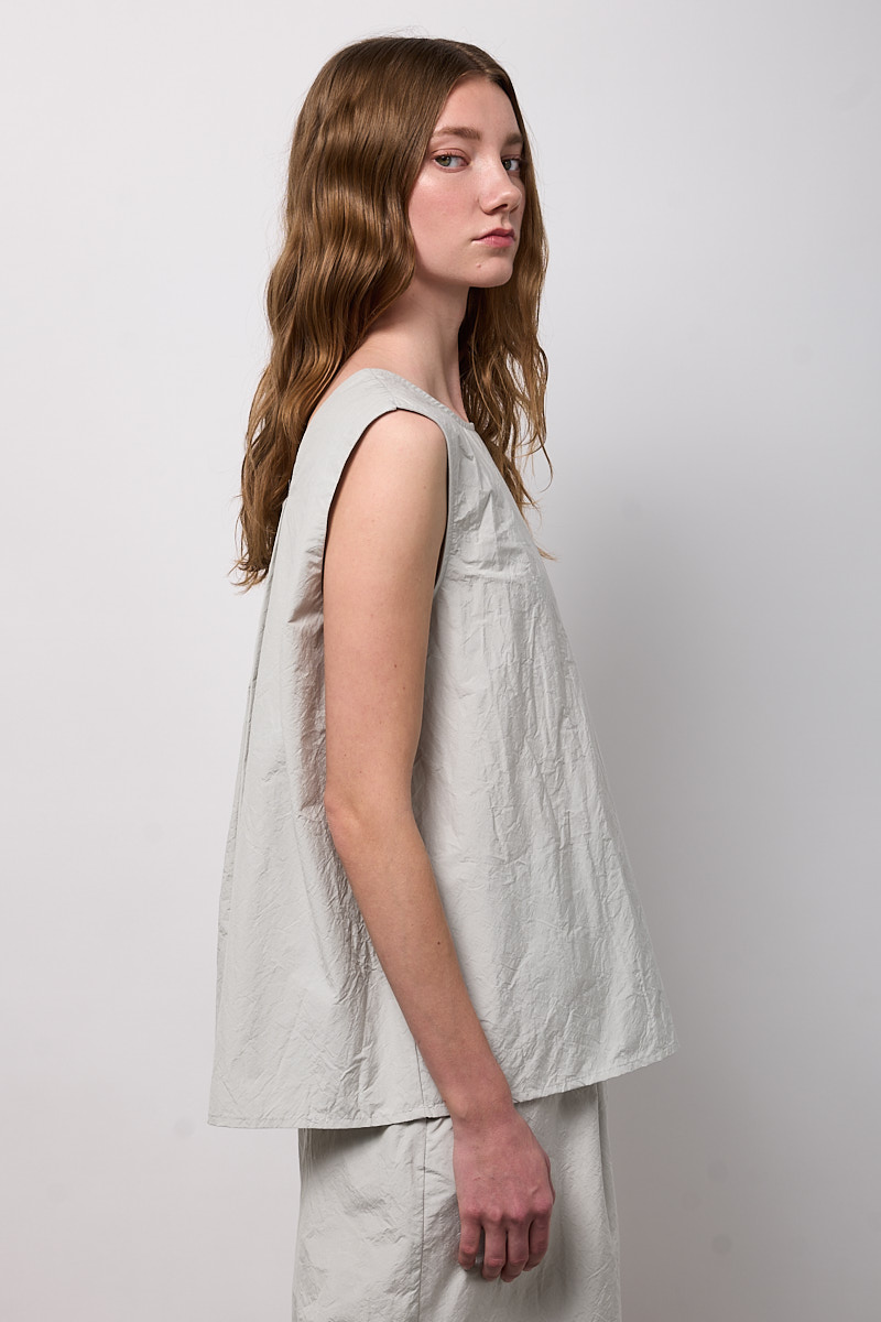 TOP GIROCOLLO PIEGHE DIETRO