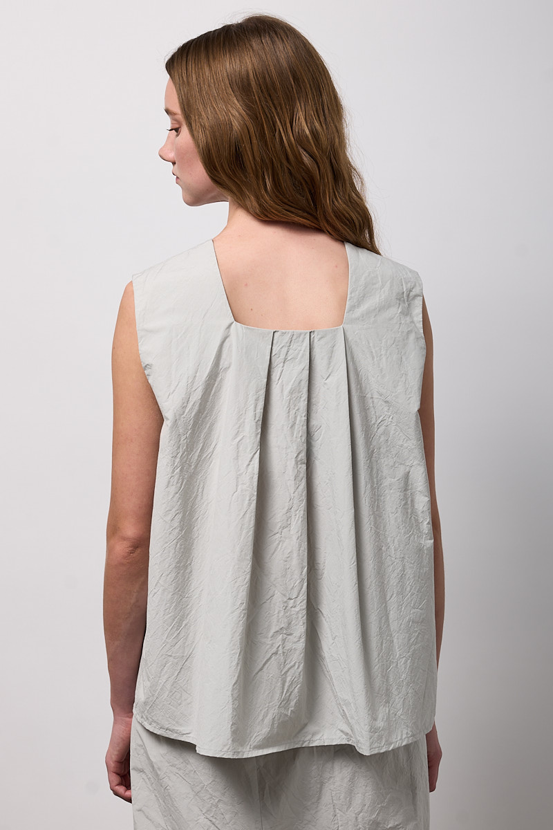 TOP GIROCOLLO PIEGHE DIETRO