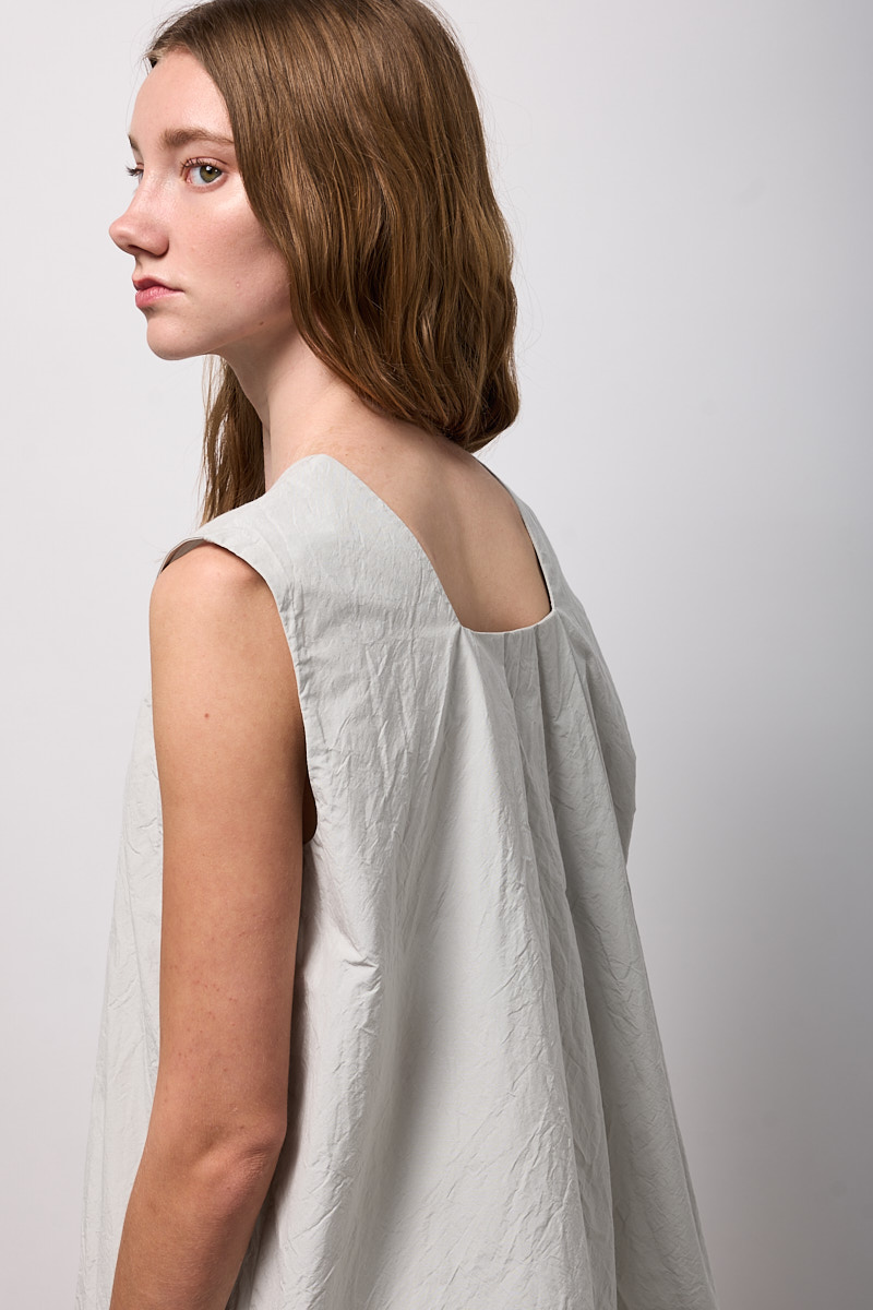 TOP GIROCOLLO PIEGHE DIETRO